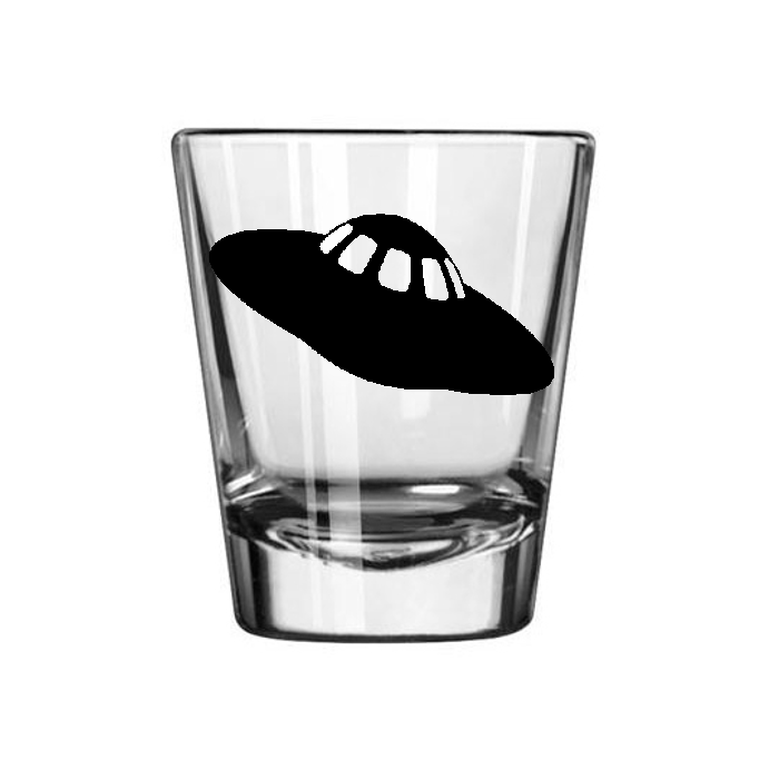 Paranormal Shot Glass Bigfoot UFO Sasquatch Yeti Loch Ness Monster Nes –  Crypt Culture