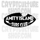 Jaws Amity Island Surf Club Vinyl Decal