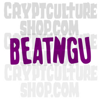 Jeepers Creepers Beatngu Text Vinyl Decal