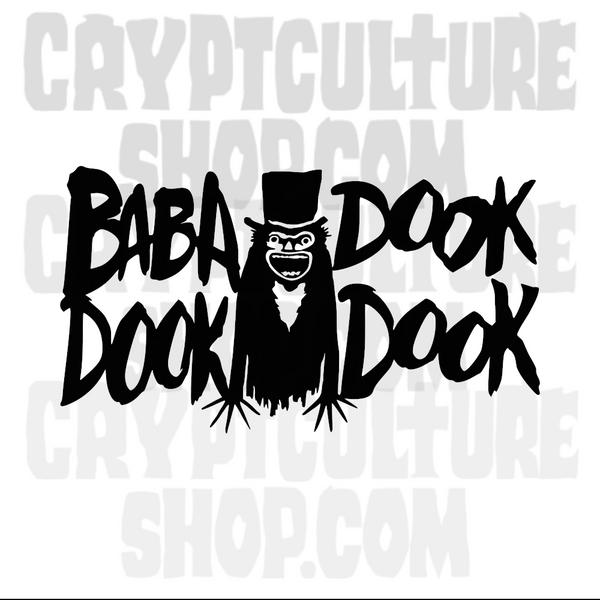 Babadook Baba Dook Dook Vinyl Decal