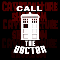 Doctor Who Call the Doctor Vinyl Decal
