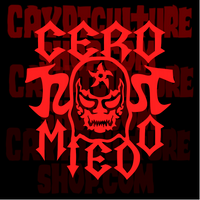 Pro Wrestling Pentagon Jr. Cero Miedo Vinyl Decal