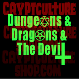 Dungeons and Dragons and the Devil Vinyl Decal