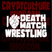 Pro Wrestling I Heart Death Match Wrestling Vinyl Decal