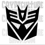 Transformers Decepticons Vinyl Decal
