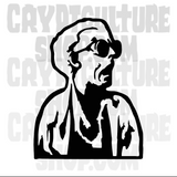 Back to the Future Doc Brown Vinyl Decal