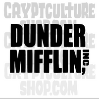 Office Dunder Mifflin Vinyl Decal