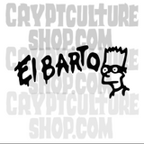 Simpsons El Barto Vinyl Decal