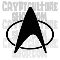 Sci Fi Trek Star Fleet Emblem Vinyl Decal