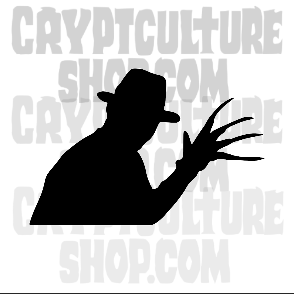 Nightmare on Elm Street Freddy Krueger Side Vinyl Decal – Crypt Culture