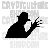 Nightmare on Elm Street Freddy Krueger Side Vinyl Decal