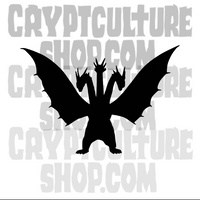Kaiju Ghiddorah Vinyl Decal