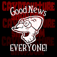 Futurama Professor Farnswerth Good News! Vinyl Decal