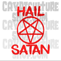 Satan! Hail Satan Vinyl Decals
