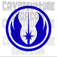 Sci Fi Wars Jedi Order Symbol Vinyl Decal