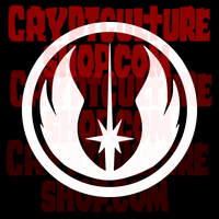 Sci Fi Wars Jedi Order Symbol Vinyl Decal