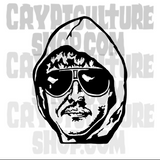 True Crime Ted Kaczynski Vinyl Decal