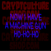 Die Hard Machine Gun Ho-Ho-Ho Vinyl Decal
