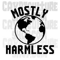 Hitchhiker's Guide to the Galaxy Mostly Harmless Vinyl Decal