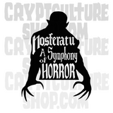 Nosferatu Silhouette Symphony of Horror Vinyl Decal