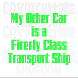 Firefly Other Car Vinyl Decal