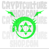 Anime Full Metal Alchemist Ouroboros Symbol Vinyl Decal