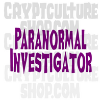 Paranormal Investigator Vinyl Decal