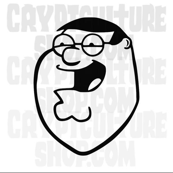 Family Guy Peter Griffin Vinyl Decal