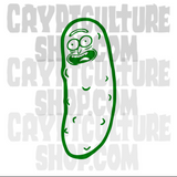 Rick and Morty Pickle Rick Vinyl Decal