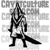 Silent Hill Pyramid Head Vinyl Decal