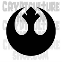 Sci Fi Wars Rebel Symbol Vinyl Decal