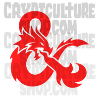 Dungeons and Dragons D&D Symbol Vinyl Decal