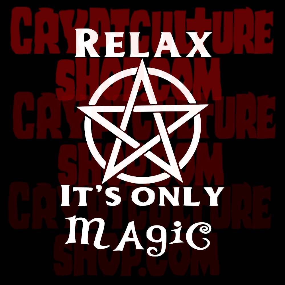 Craft Relax It's Only Magic Vinyl Decal – Crypt Culture