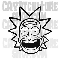 Rick and Morty Smile Vinyl Decal