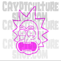 Rick and Morty Scream Vinyl Decal