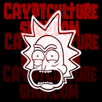 Rick and Morty Scream Vinyl Decal