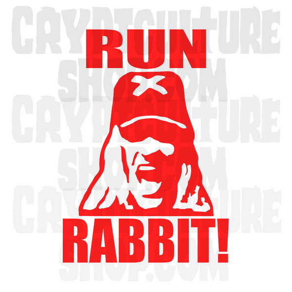 Devil's Rejects Run Rabbit Vinyl Decal