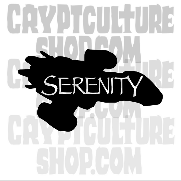 Firefly Serenity Ship Vinyl Decal