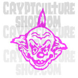 Killer Klowns From Outer Space Shorty Vinyl Decal