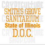 Halloween Smith's Grove Sanitarium Vinyl Decal