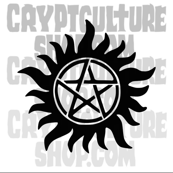 Supernatural Protection Symbol Vinyl Decal – Crypt Culture