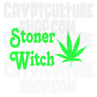 Occult Stoner Witch Vinyl Decal