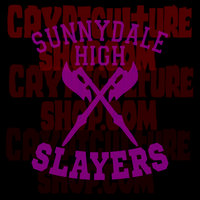 Buffy the Vampire Slayer Sunnydale High Slayers Vinyl Decal