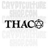 Dungeons and Dragons THAC0 Vinyl Decal