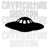 Paranormal UFO Vinyl Decal