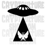 Paranormal UFO Mothman Vinyl Decal