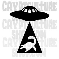 Paranormal UFO Nessie Vinyl Decal
