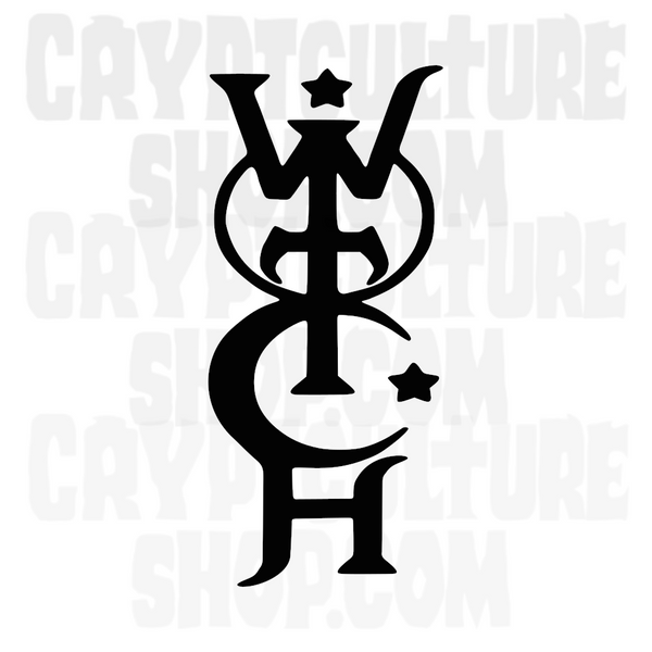 Occult Witch Vertical Vinyl Decal