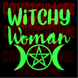 Occult Witchy Woman Vinyl Decal