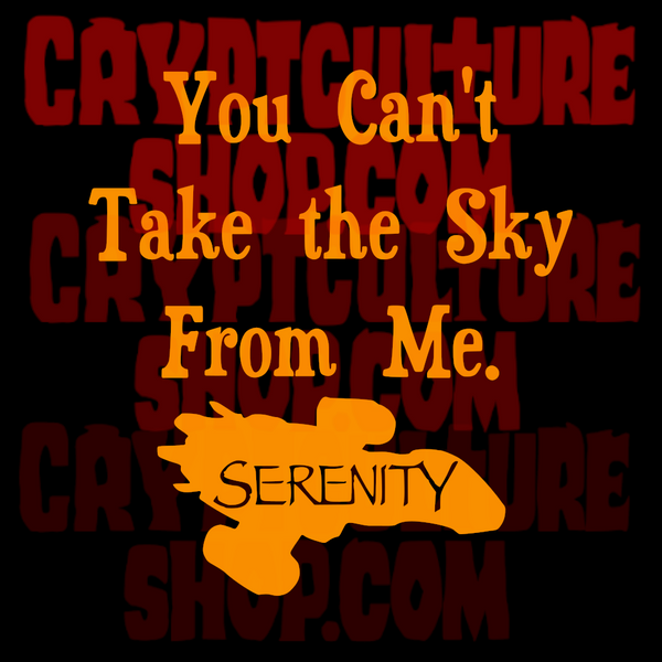 Firefly You Can't Take the Sky From Me Song Vinyl Decal